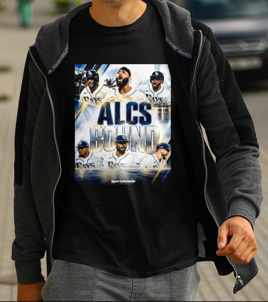 Tampa Bay Rays ALCS Bound Third Time Franchise History T-Shirt