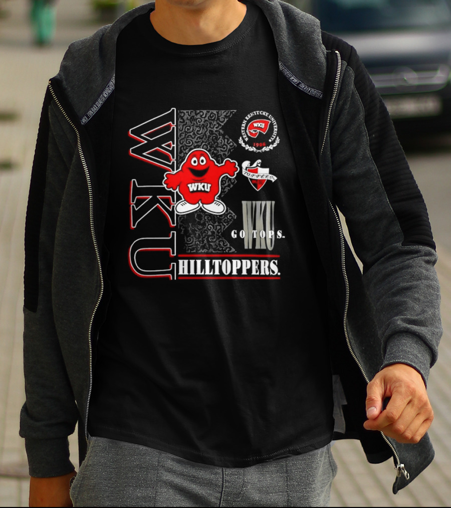 Western Kentucky University Big Red WKU Hilltoppers Go Tops College Football T-Shirt