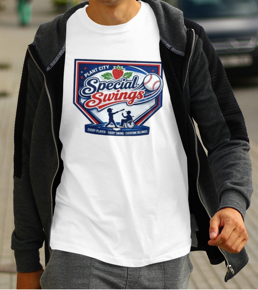 Plant City Special Swings Baseball Every Player Everyone Belongs T-Shirt