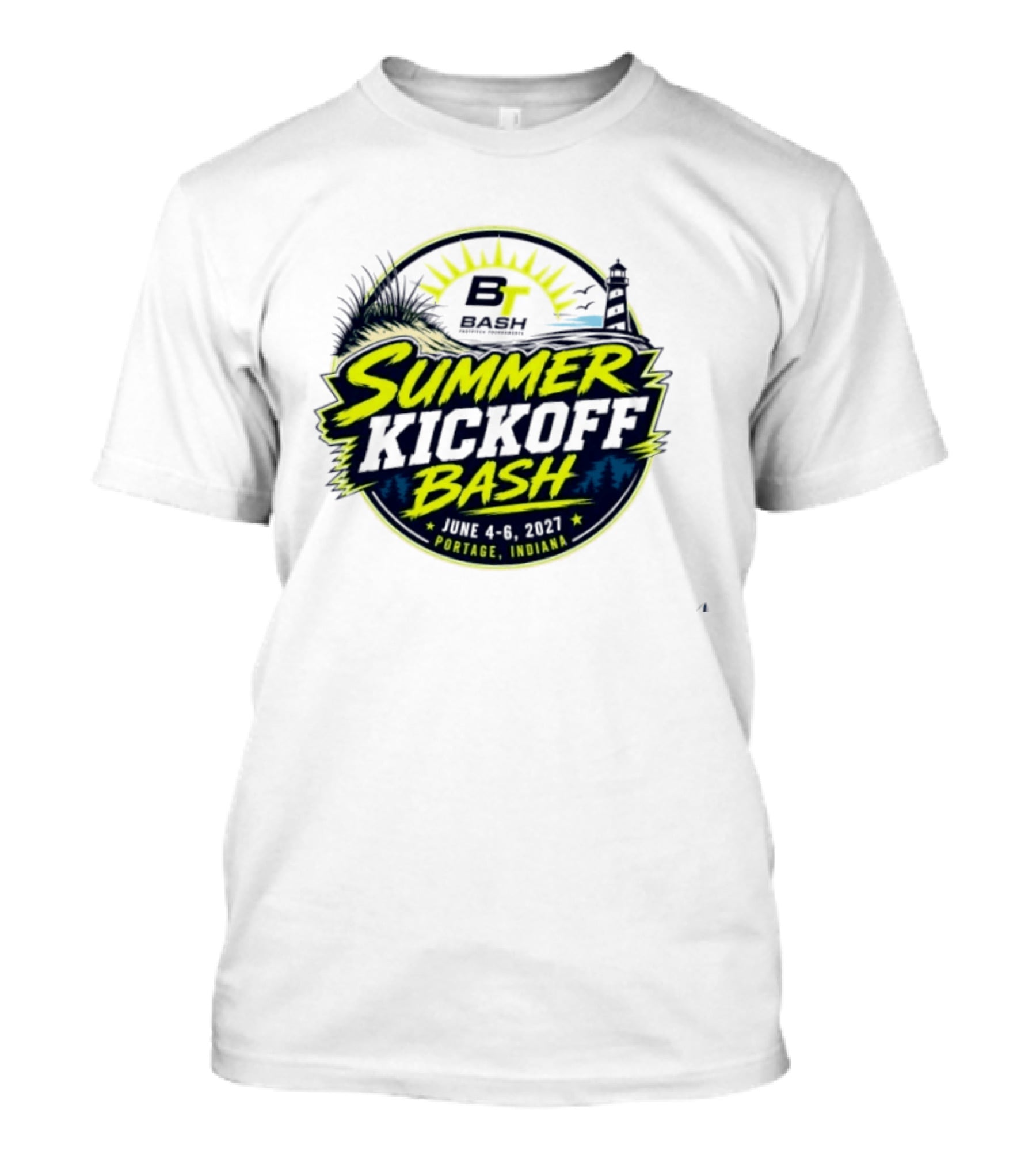 Portage Indiana Summer Kickoff Bash ET Bash Softball Event T-Shirt