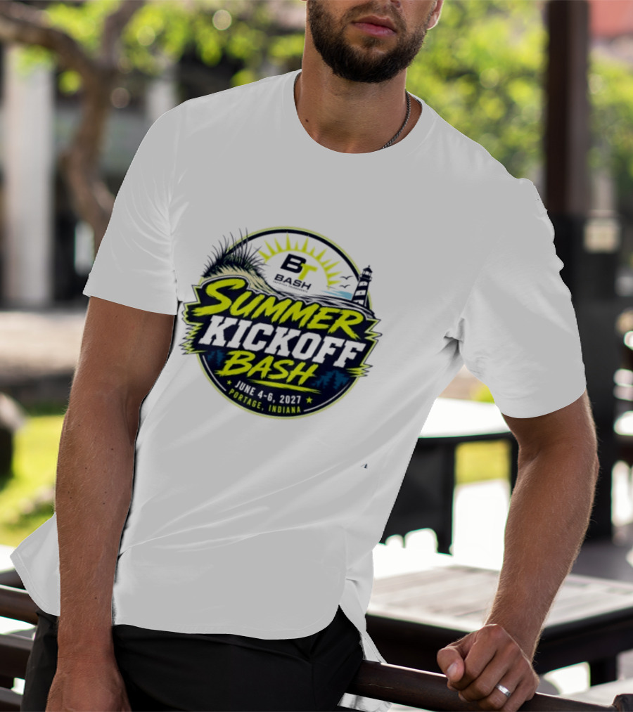 Portage Indiana Summer Kickoff Bash ET Bash Softball Event T-Shirt