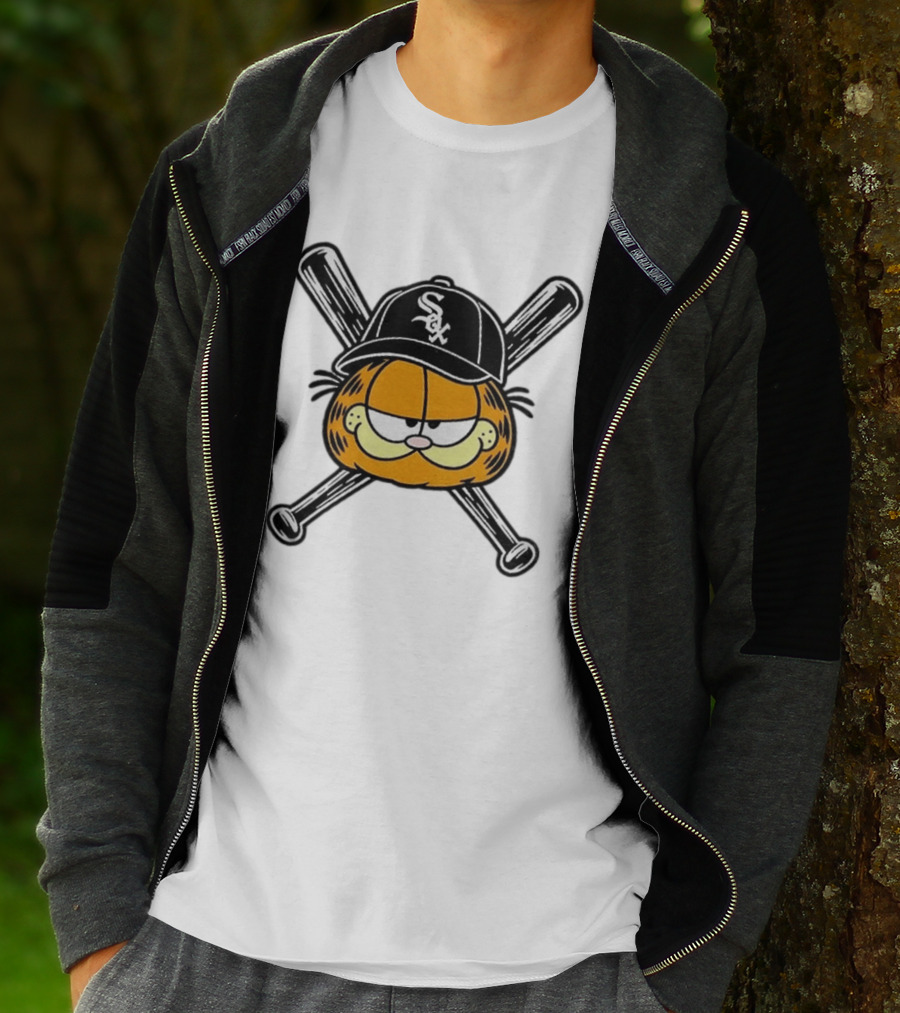 White Sox South Side Garfield Baseball T-Shirt