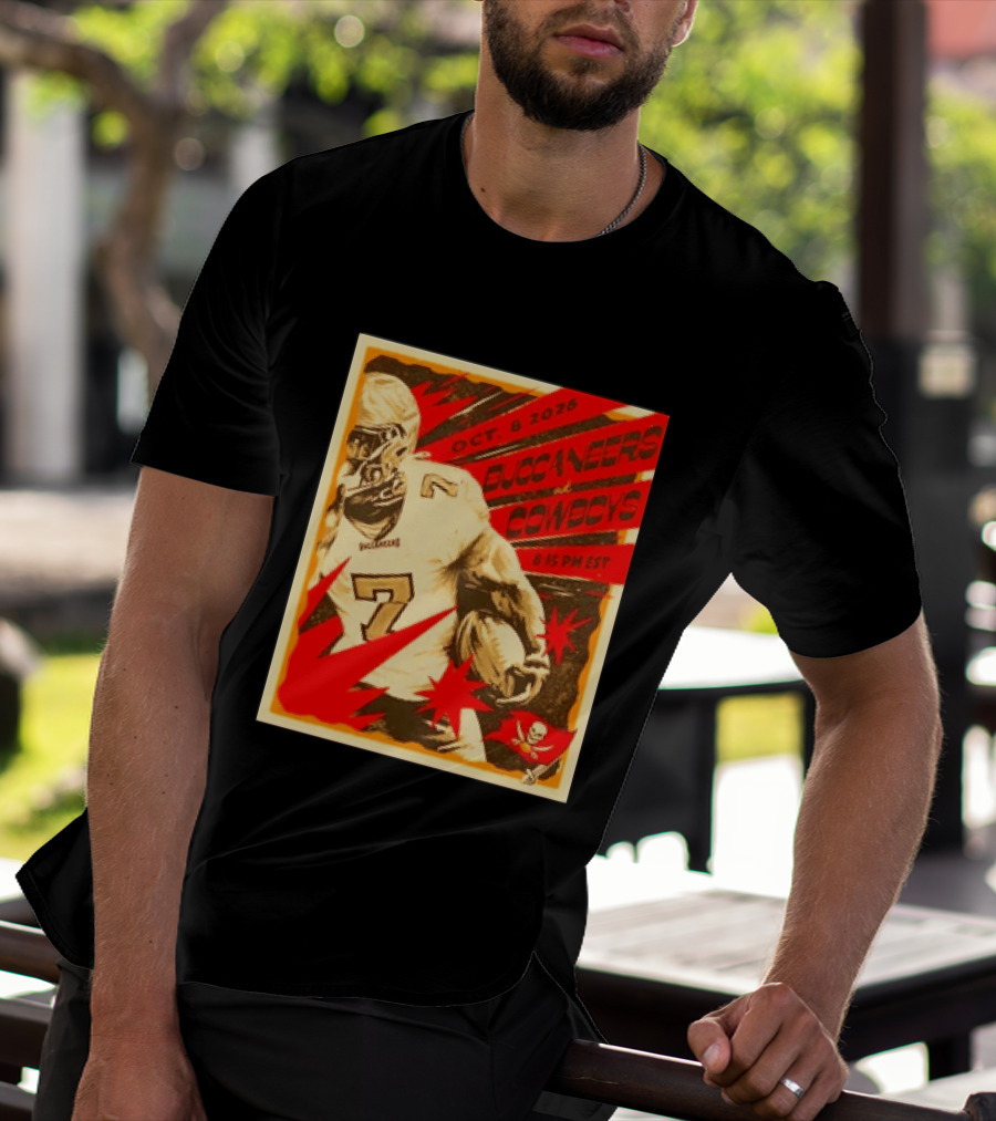 Buccaneers At Cowboys October 8 2026 8:15 PM EST T-Shirt