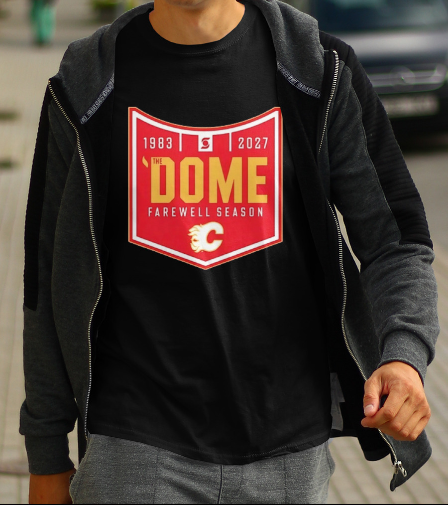 Calgary Flames The Dome Farewell Season 1983 2027 NHL Hockey T-Shirt
