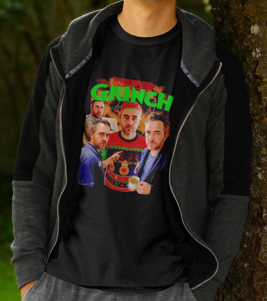 Certified Grinch Holiday Ugly Christmas Sweater Meme T-Shirt