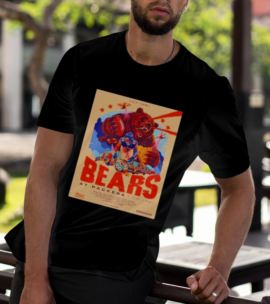 Rivalry Renewed Bears At Packers October 11 Noon CT Ticketmaster T-Shirt