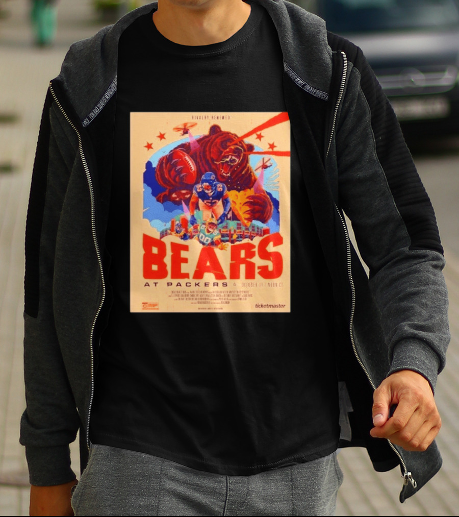 Rivalry Renewed Bears At Packers October 11 Noon CT Ticketmaster T-Shirt