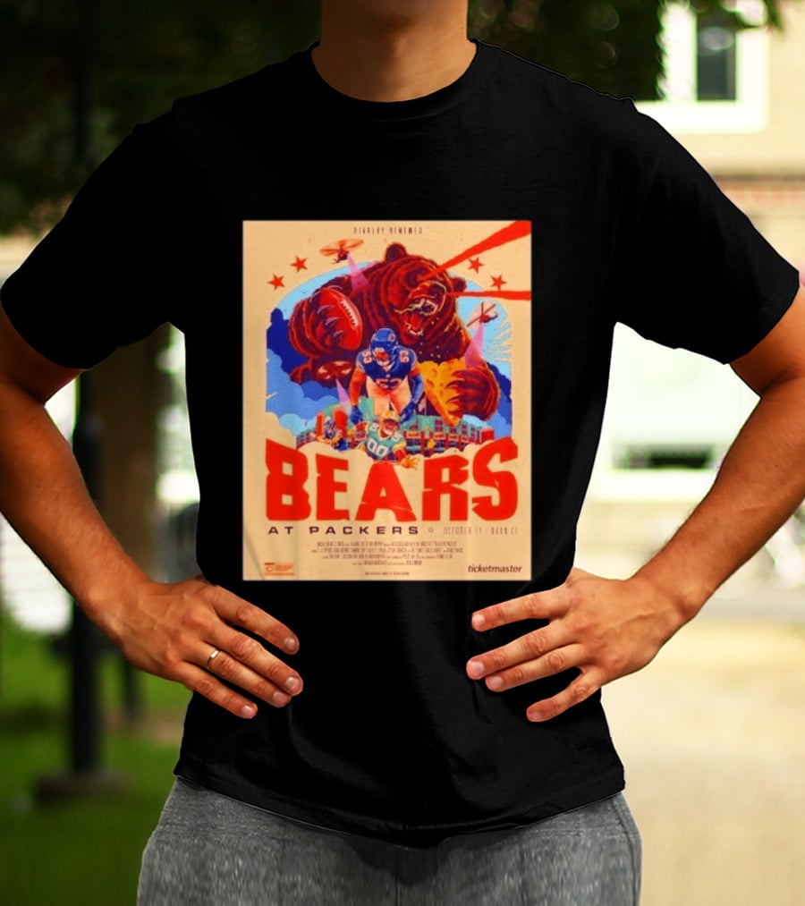 Rivalry Renewed Bears At Packers October 11 Noon CT Ticketmaster T-Shirt