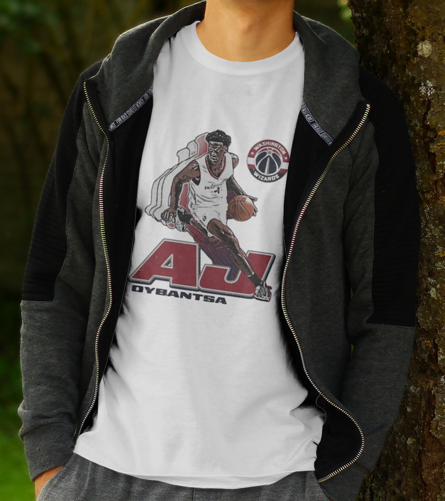 AJ Dybantsa Washington Wizards Basketball Star T-Shirt