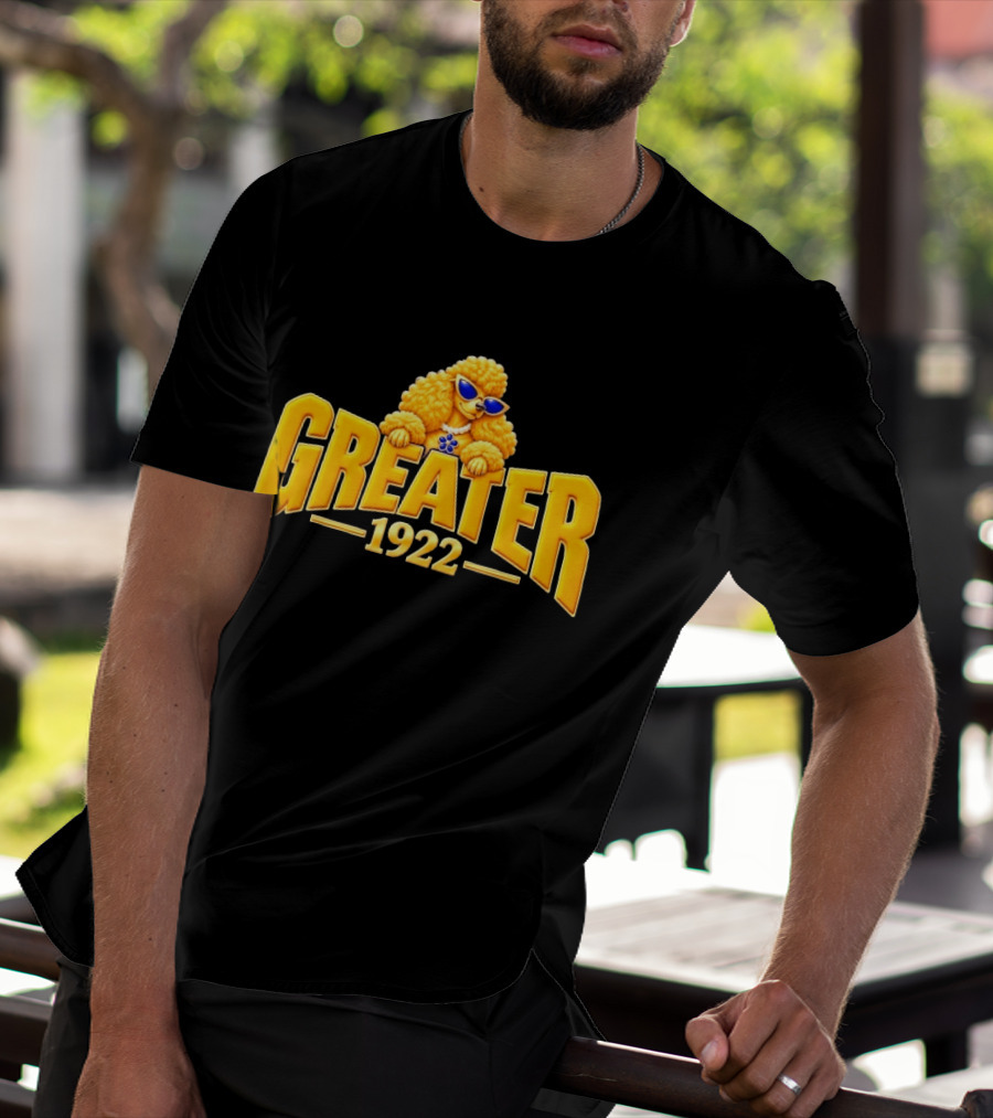 Poodle Sorority Greater 1922 Retro Sunglasses T-Shirt