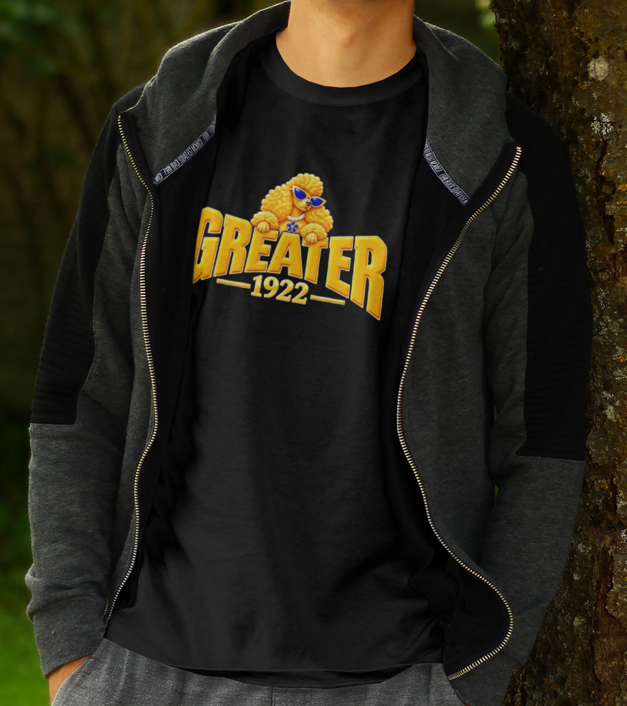 Poodle Sorority Greater 1922 Retro Sunglasses T-Shirt