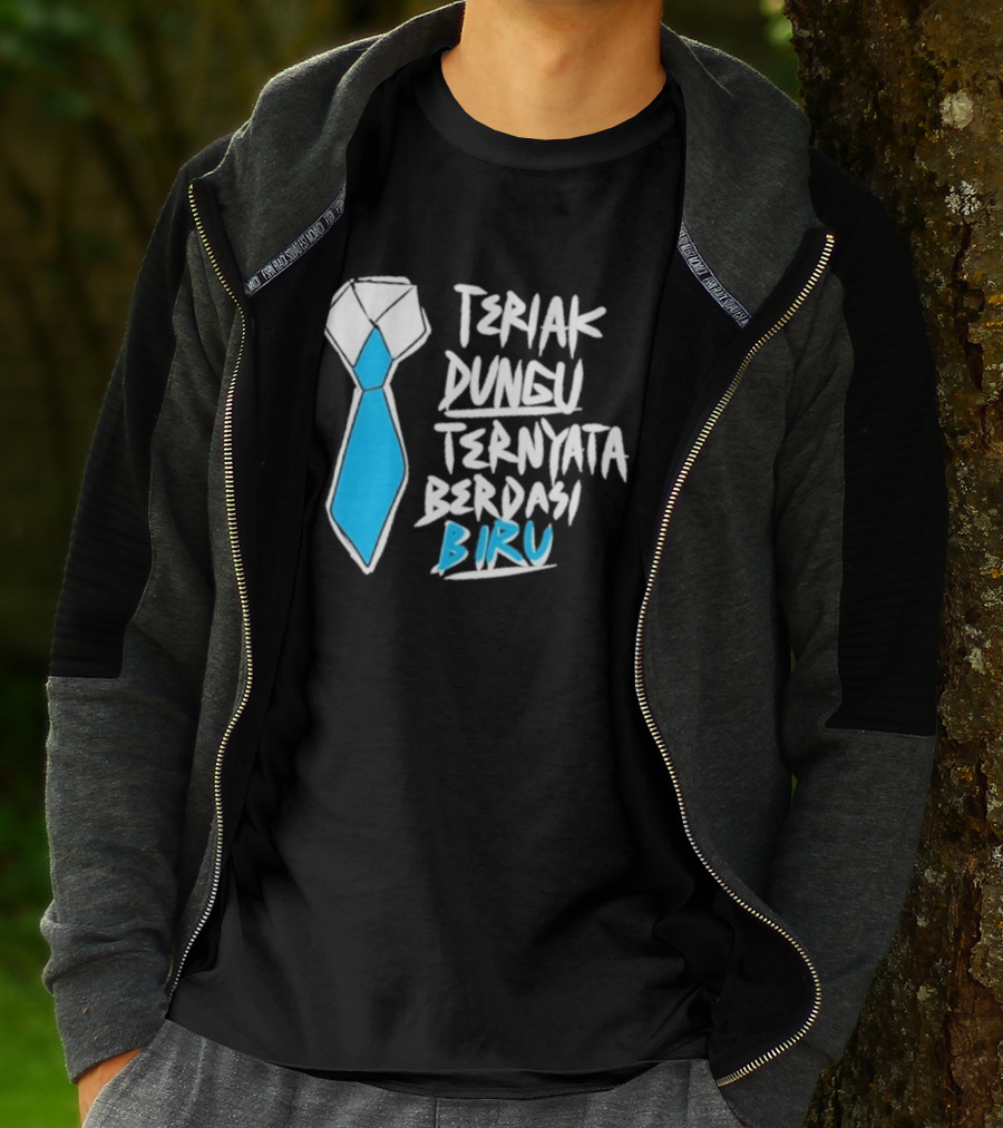 Teriak Dungu Ternyata Berdasi Biru Meme Indonesia T-Shirt