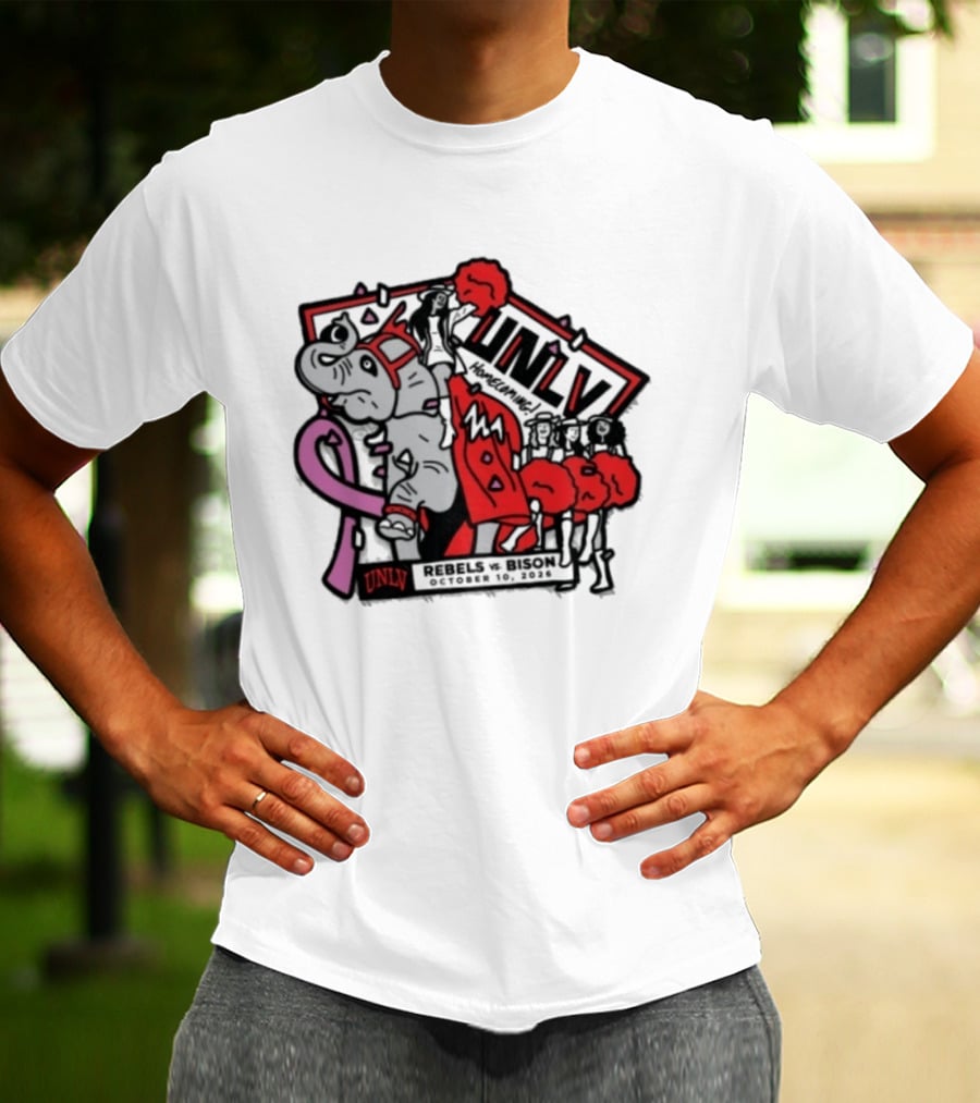 UNLV Rebels Vs Bison Homecoming October 10 2026 T-Shirt