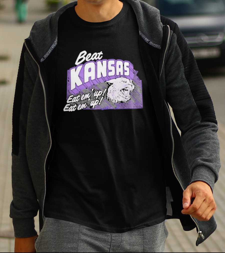 Beat Kansas Eat Em Up Eat Em Up Football Rivalry T-Shirt
