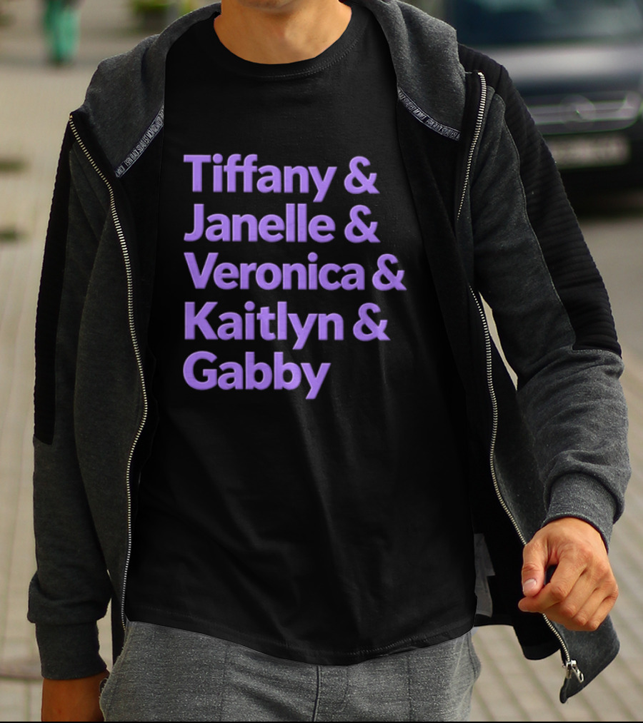 Tiffany Janelle Veronica Kaitlyn Gabby Golden State Valkyries WNBA T-Shirt