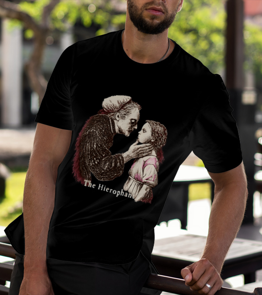Hierophant Tarot Card Occult Esoteric Divination T-Shirt