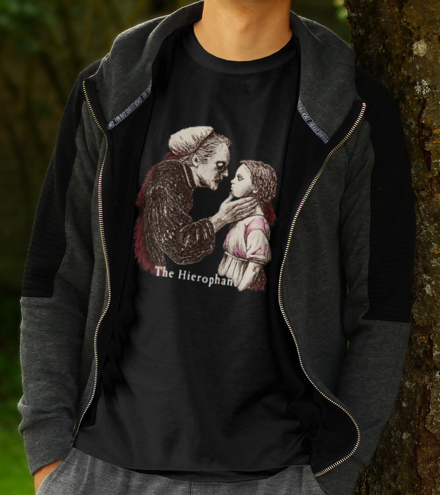 Hierophant Tarot Card Occult Esoteric Divination T-Shirt