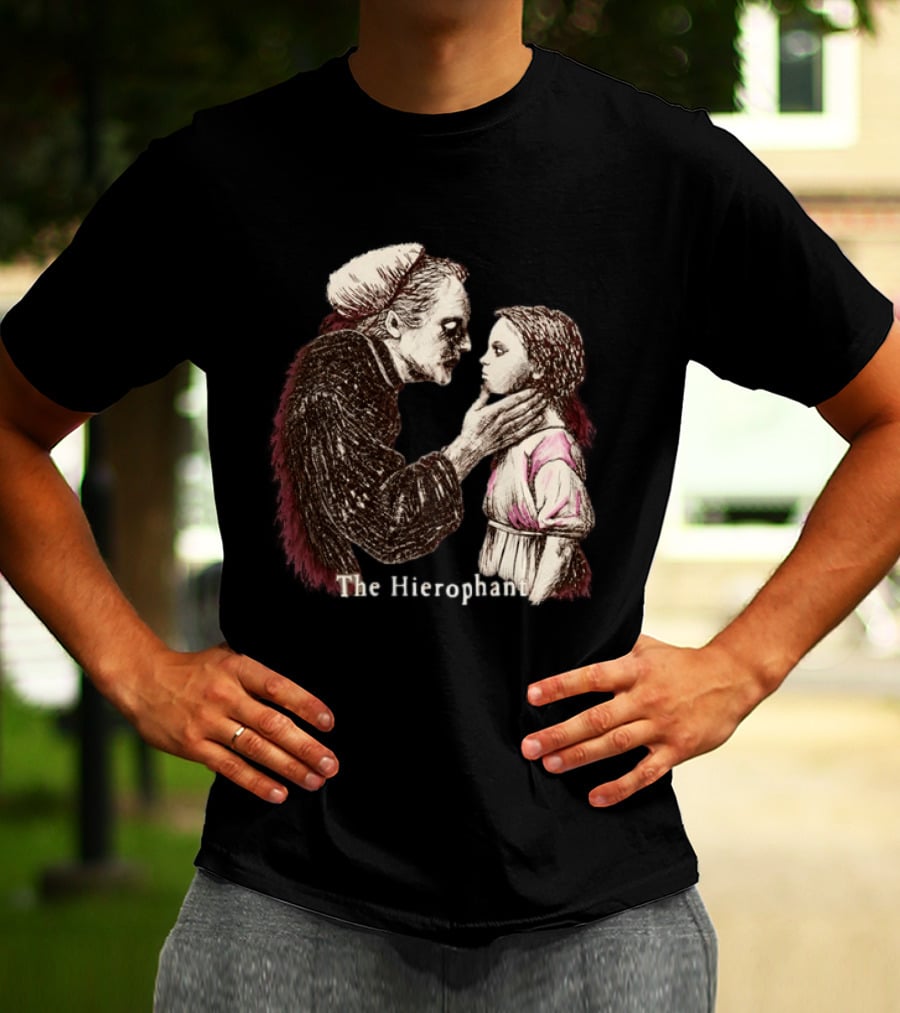 Hierophant Tarot Card Occult Esoteric Divination T-Shirt