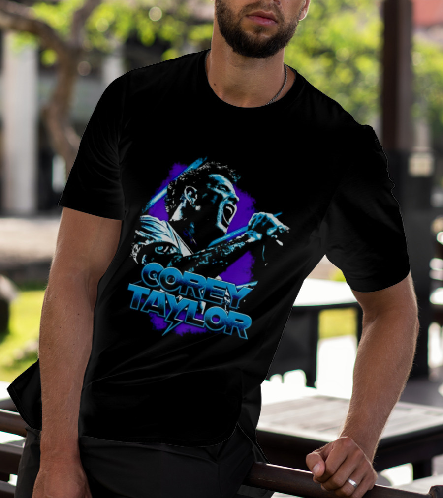 Corey Taylor Slipknot Live Performance Music T-Shirt