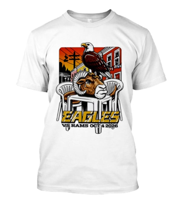 Eagles Vs Rams October 4 2026 Philadelphia Matchup T-Shirt