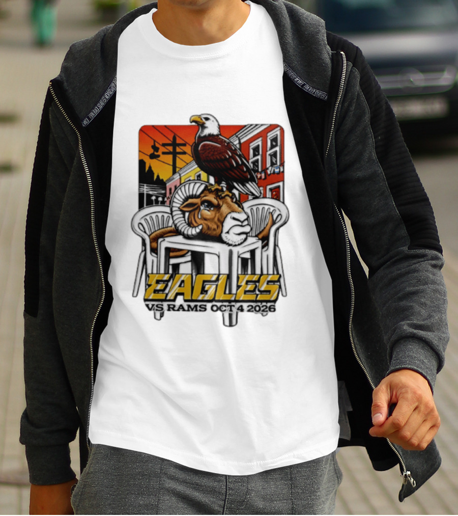 Eagles Vs Rams October 4 2026 Philadelphia Matchup T-Shirt