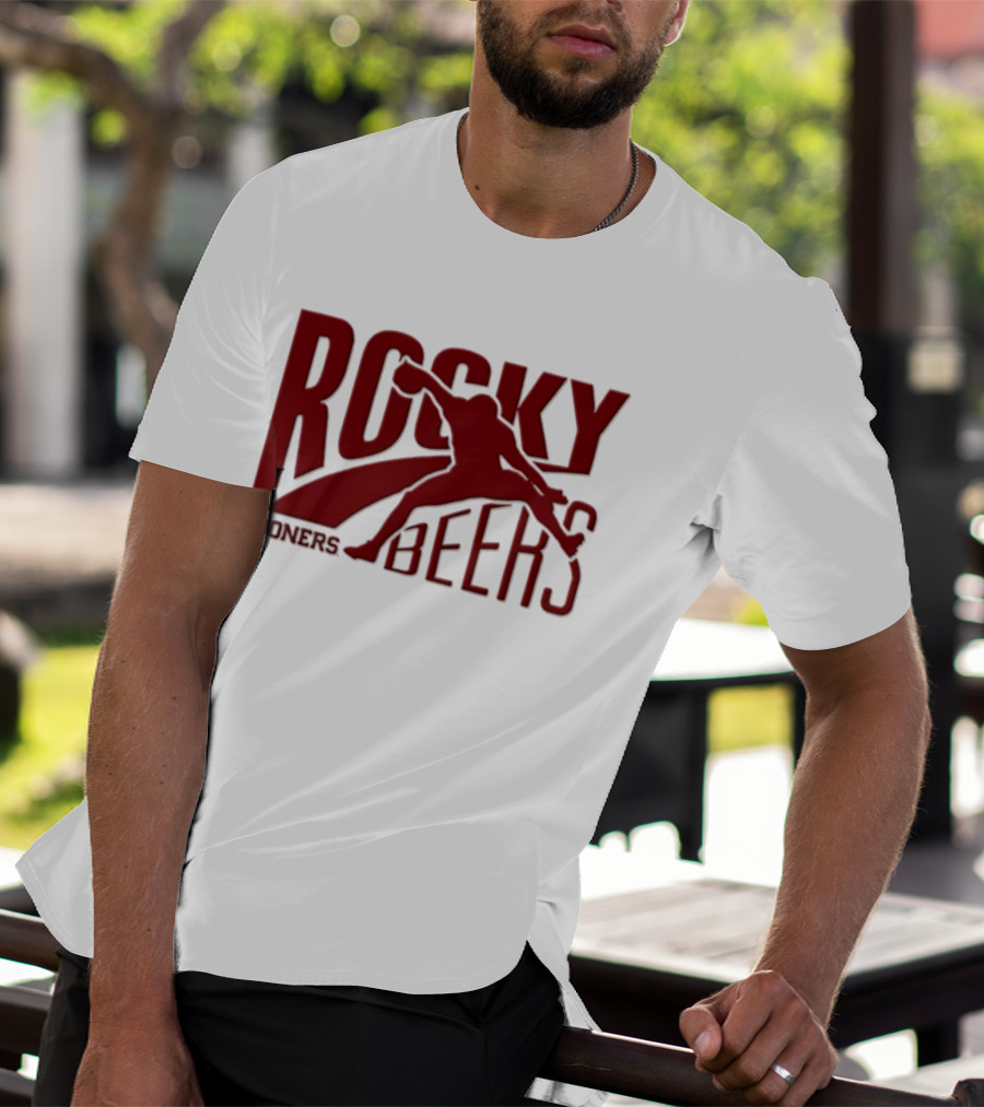 Rocky Beers Sooners Football Oklahoma Fan T-Shirt