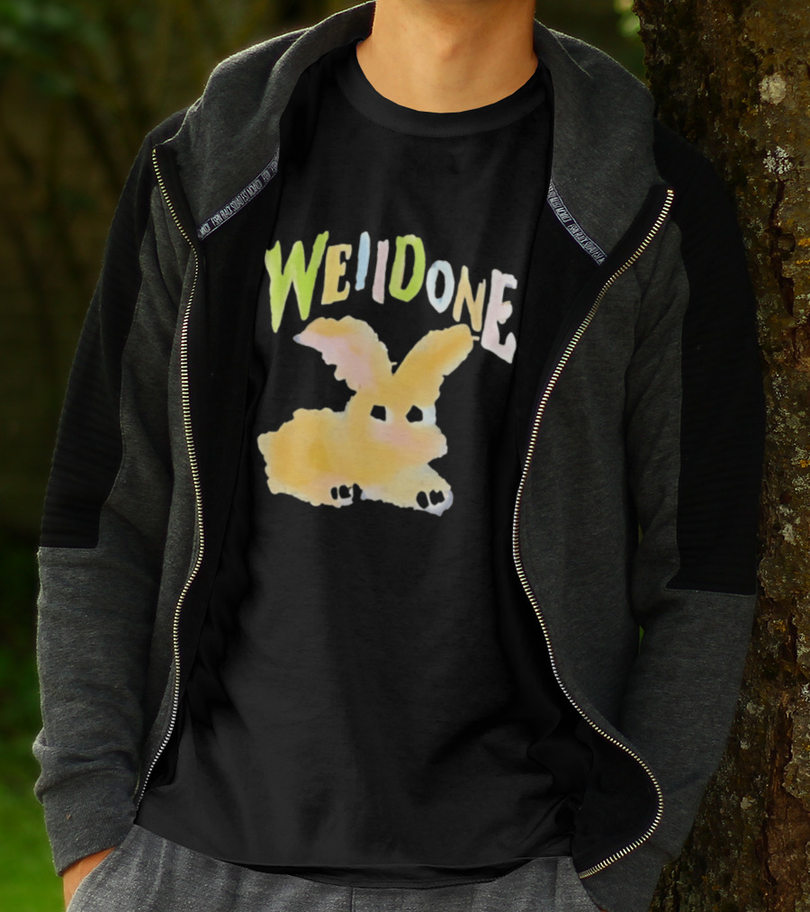 We11done Colorful Bunny Rabbit Fashion Playful Pastel Aesthetic T-Shirt