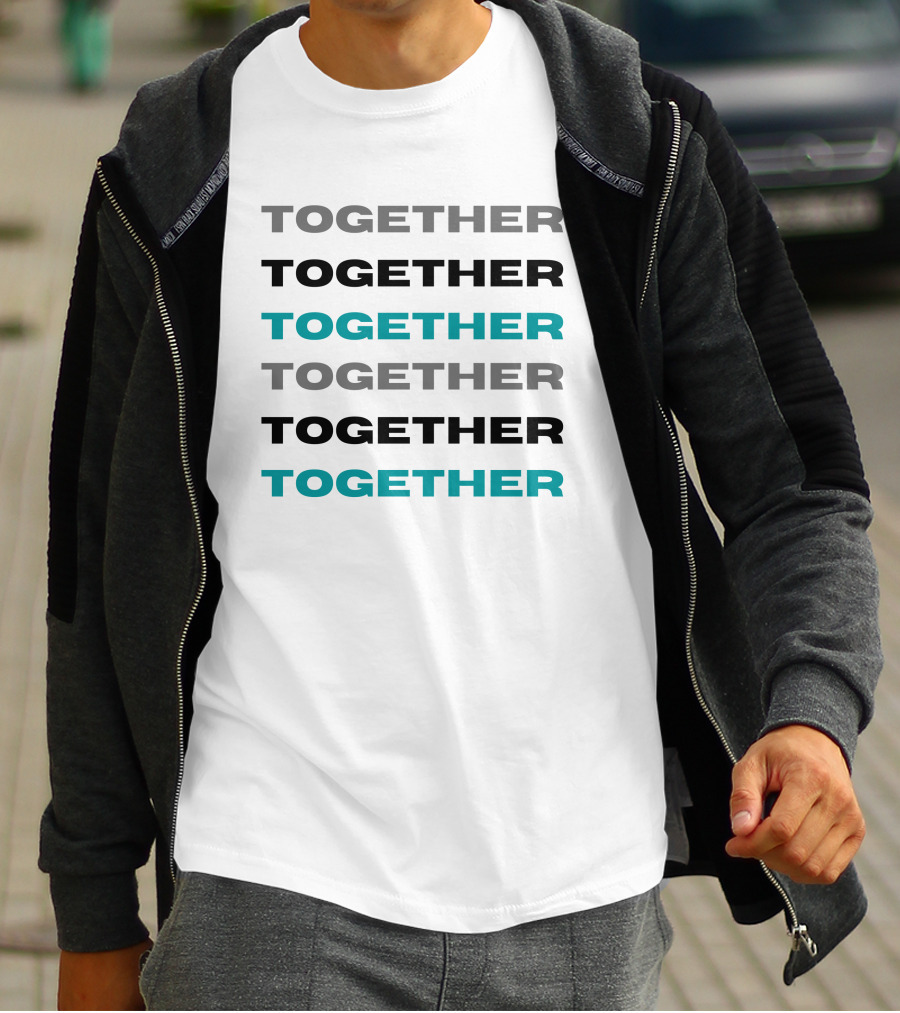 TOGETHER Repeated T-Shirt