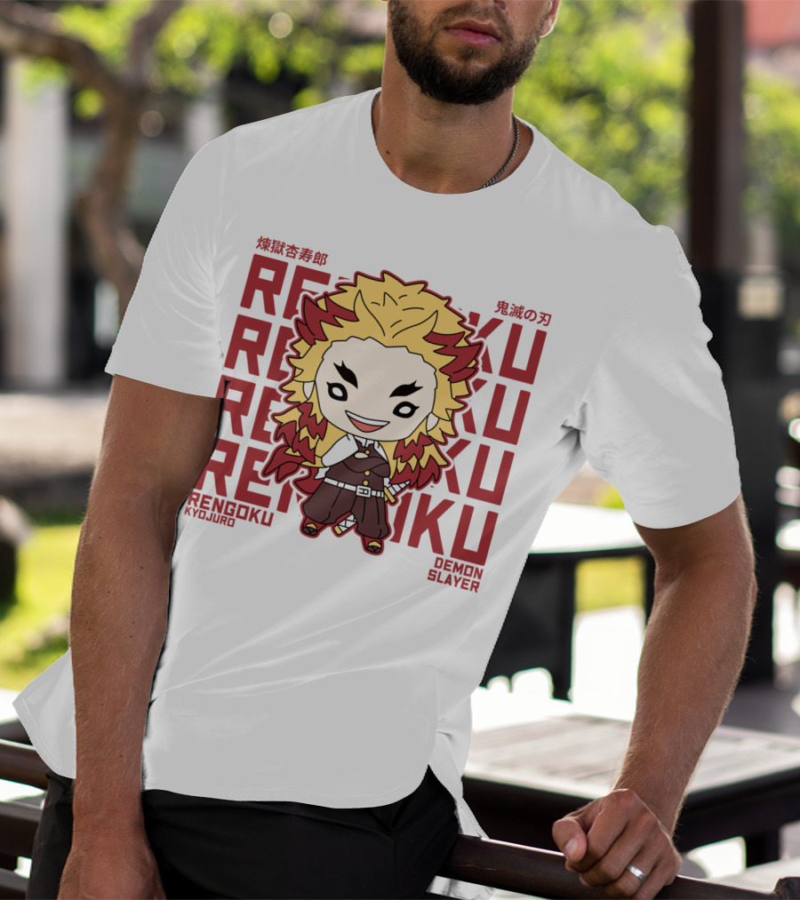 Rengoku Kyojuro Kimetsu No Yaiba Demon Slayer T-Shirt