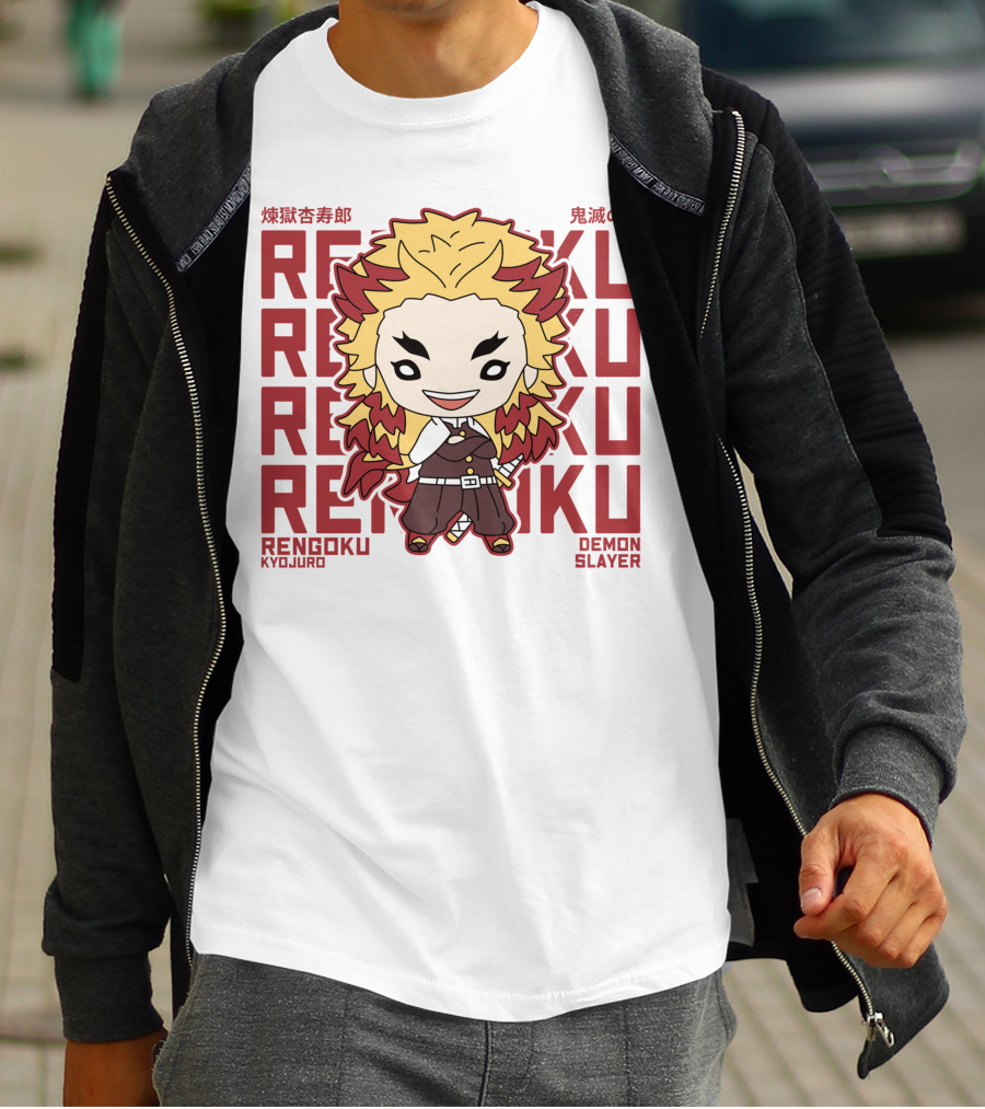 Rengoku Kyojuro Kimetsu No Yaiba Demon Slayer T-Shirt
