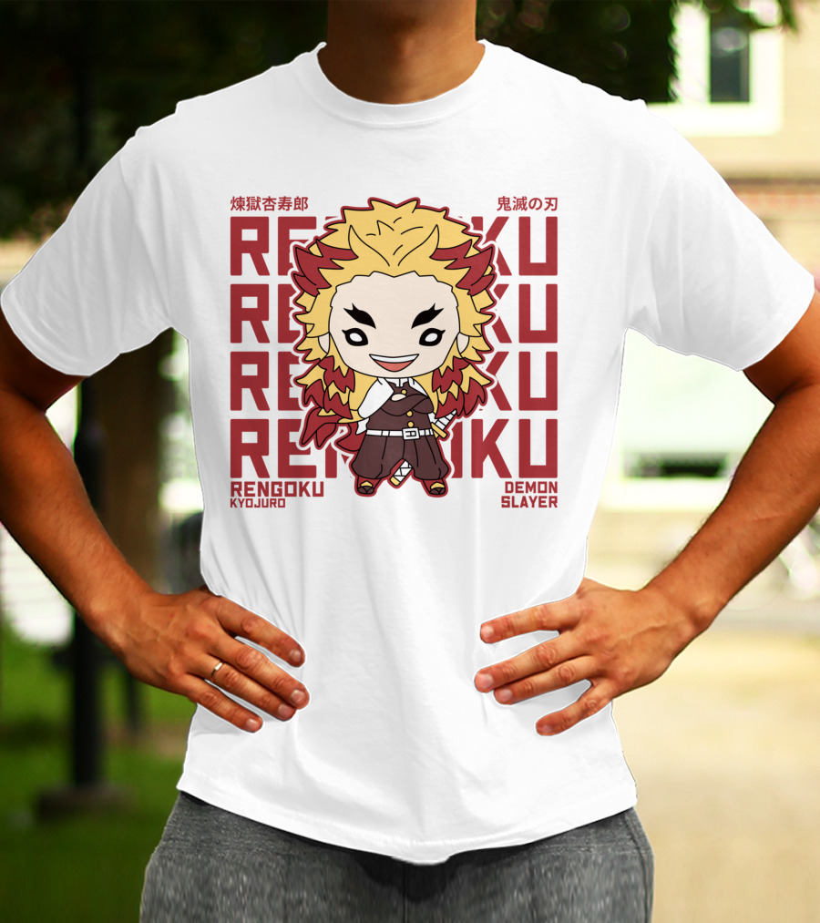 Rengoku Kyojuro Kimetsu No Yaiba Demon Slayer T-Shirt