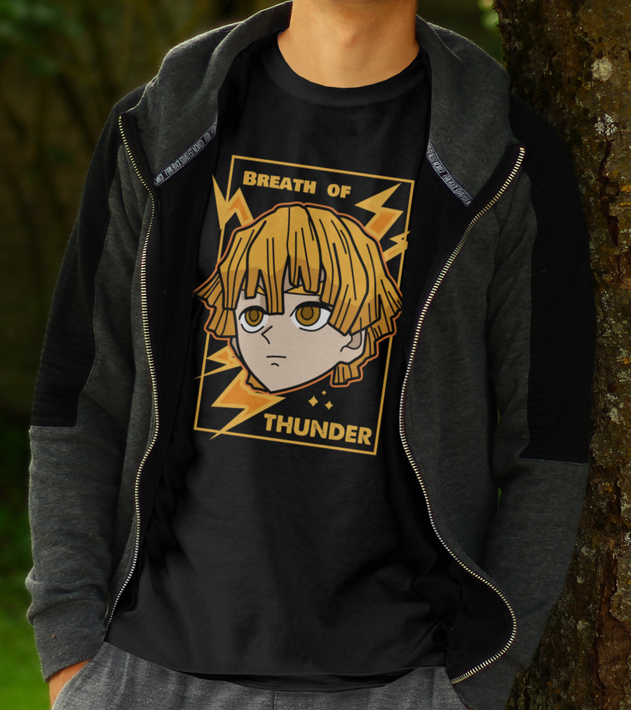Breath Of Thunder Zenitsu Kimetsu No Yaiba Demon Slayer T-Shirt