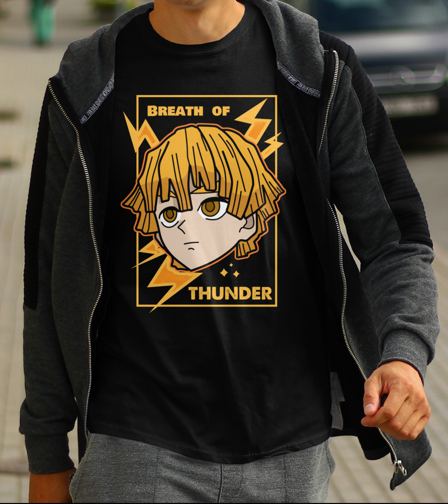 Breath Of Thunder Zenitsu Kimetsu No Yaiba Demon Slayer T-Shirt