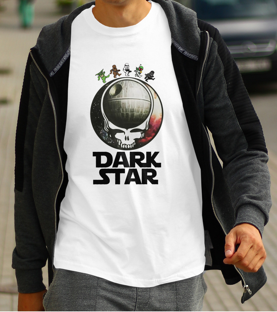 Classic Dark Star Wars Grateful Dead Crossover T-Shirt