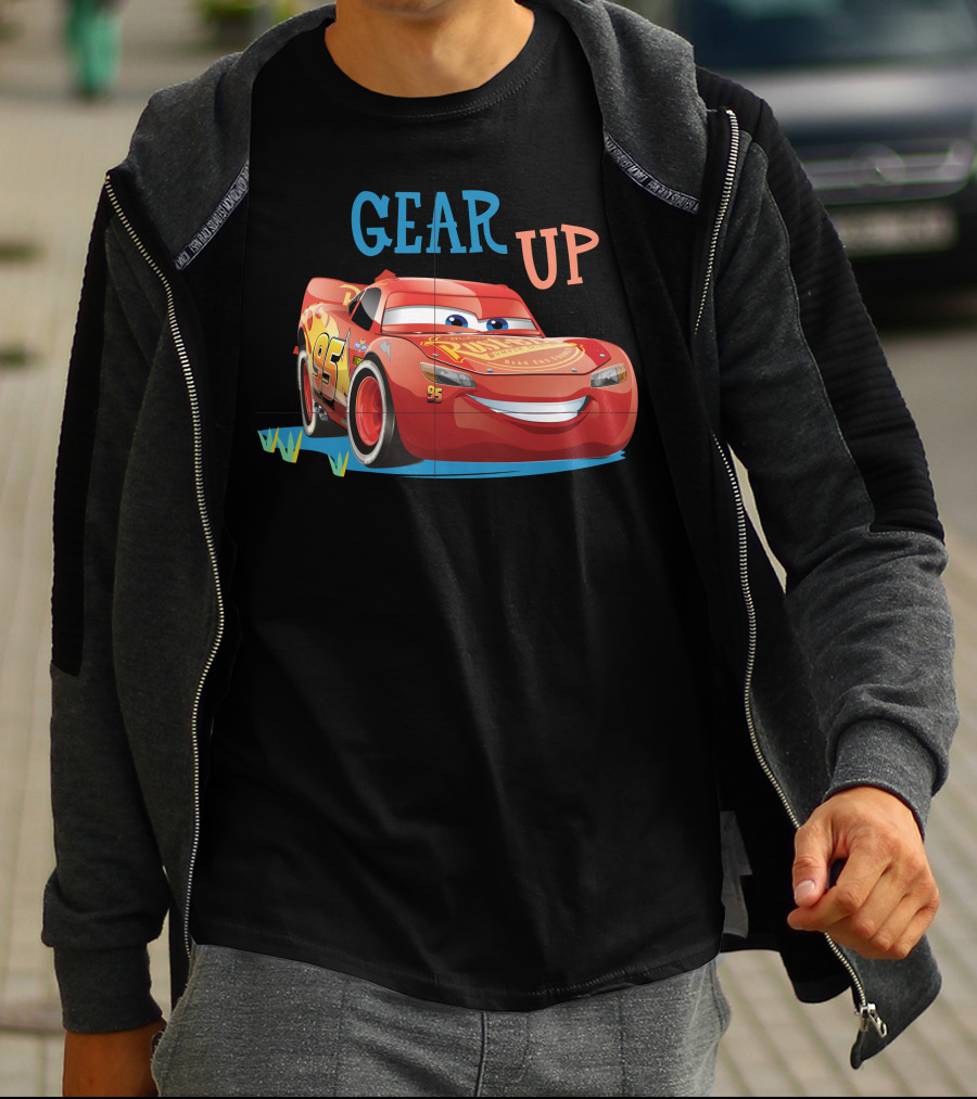GEAR UP Car 95 Lightning McQueen T-Shirt