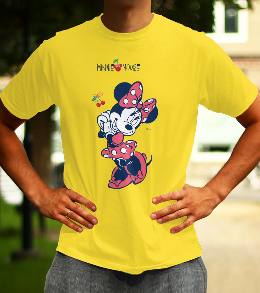 Minnie Mouse Disney Red Polka Dot Dress And Bow T-Shirt