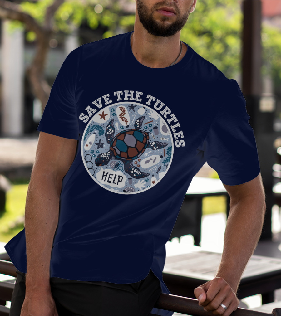 Save The Turtles Help Ocean Animal Rescue Campaign T-Shirt