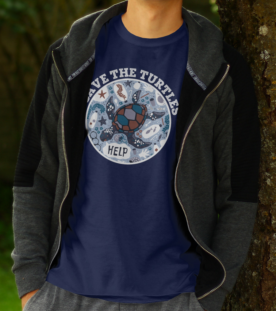 Save The Turtles Help Ocean Animal Rescue Campaign T-Shirt