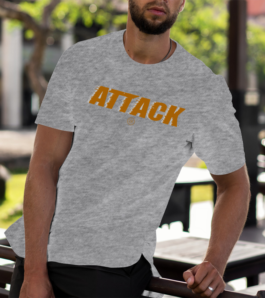 The DW Designs Attack Spyre Sports Group Johnny Majors TN T-Shirt