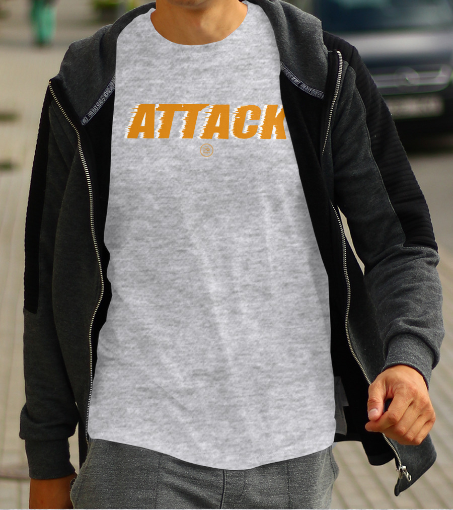 The DW Designs Attack Spyre Sports Group Johnny Majors TN T-Shirt