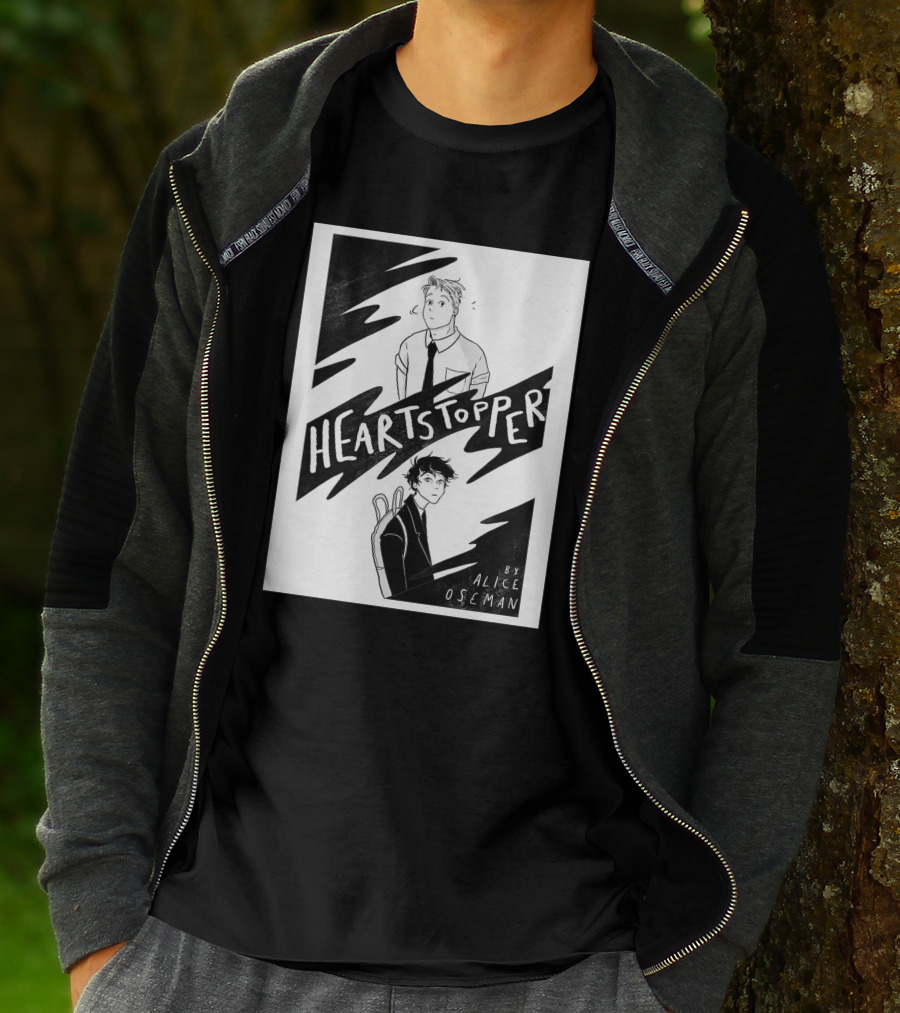 Heartstopper By Alice Oseman Solitaire Co UK Frances Janvi3r Graphic Novel Cover T-Shirt