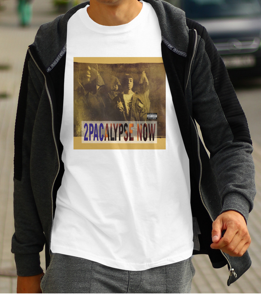 2Pacalypse Now Album Cover Homage Book Of Shady Image T-Shirt
