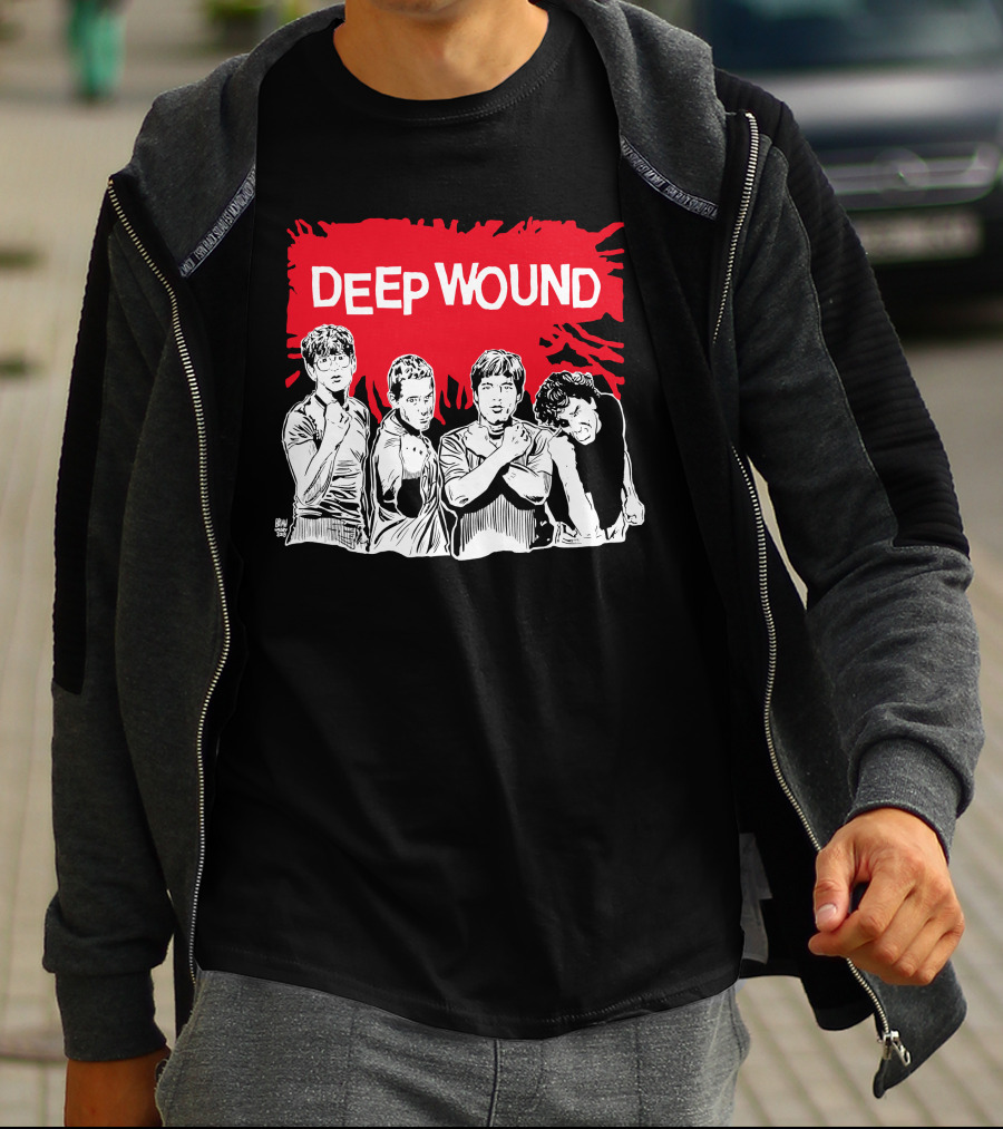 Dinosaur Jr Kfu Store Merch Deep Wound Punk Band T-Shirt