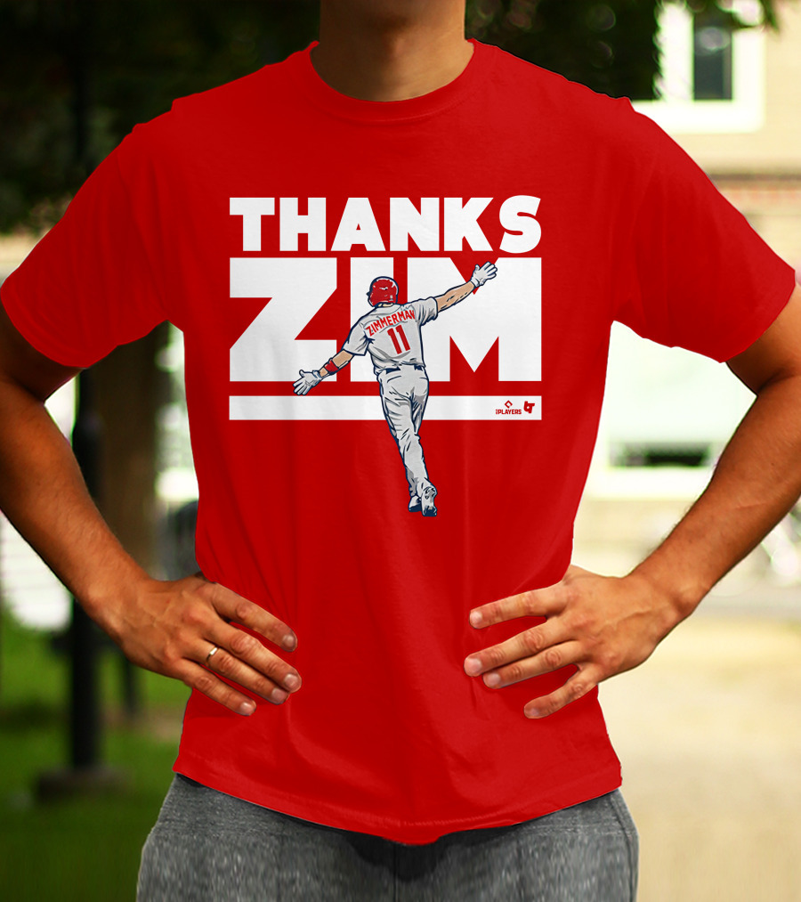 Ryan Zimmerman Thanks Zim Washington Nationals Fans Players Association T-Shirt