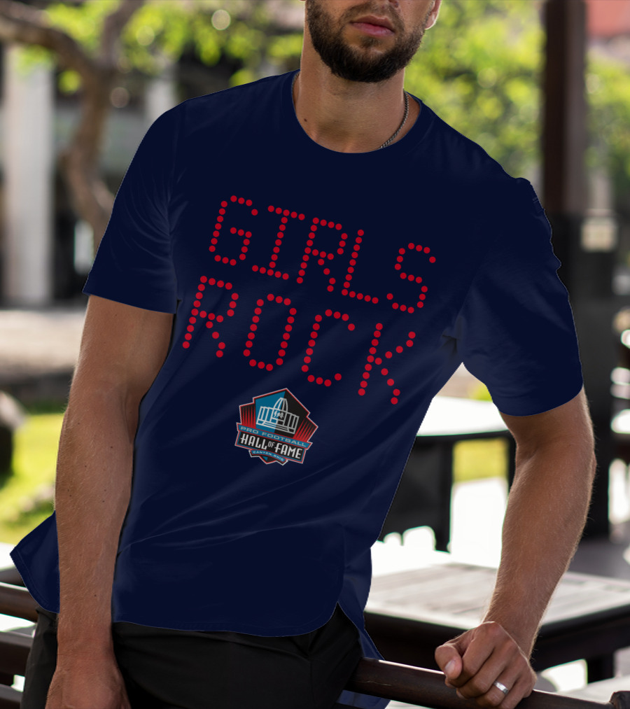 Pro Football Hall Of Fame Girls Rock Youth Merch T-Shirt