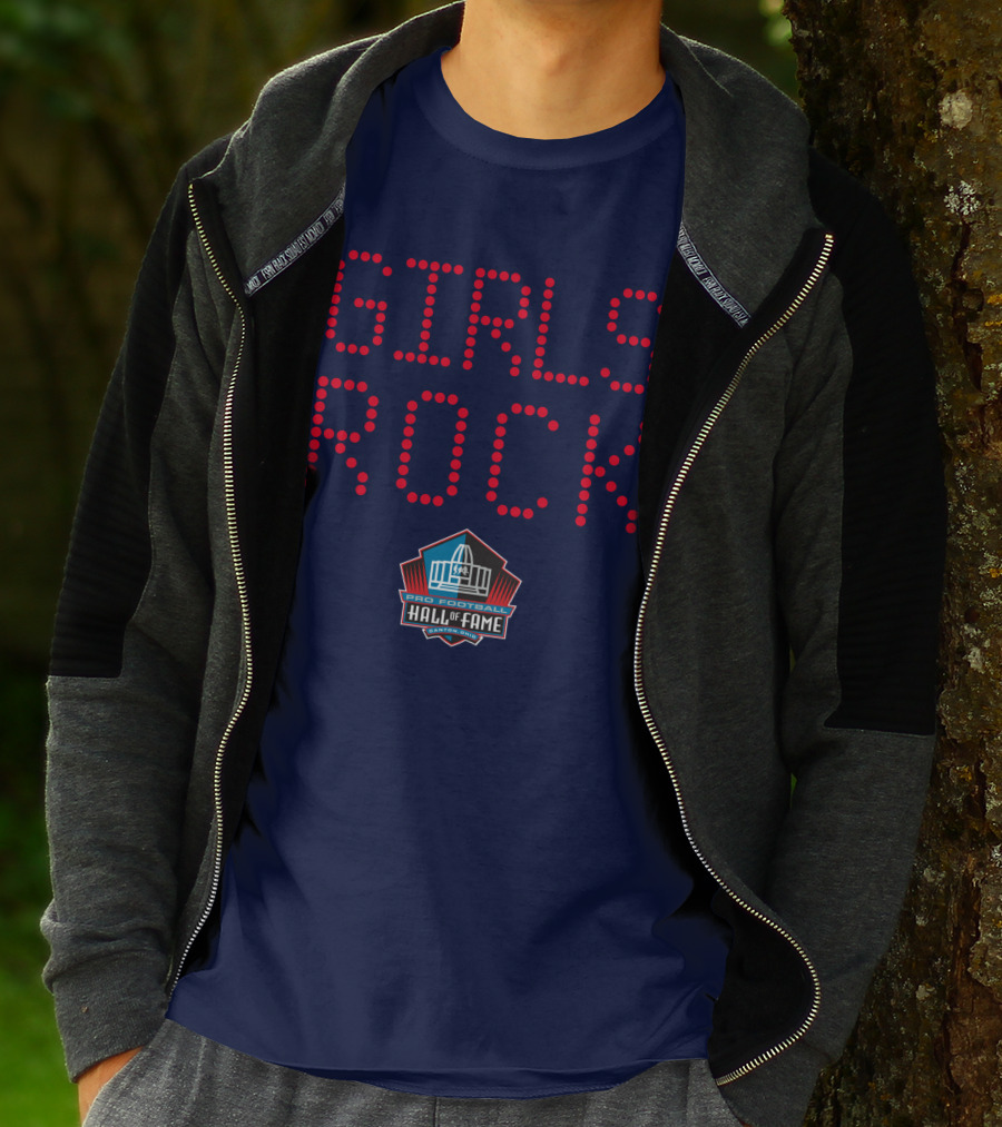 Pro Football Hall Of Fame Girls Rock Youth Merch T-Shirt