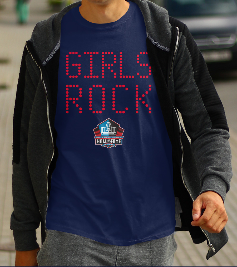 Pro Football Hall Of Fame Girls Rock Youth Merch T-Shirt