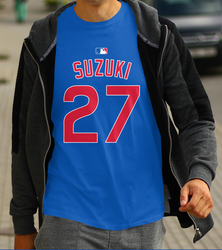 Obvious Merch Seiya Suzuki 27 MLB Jersey T-Shirt