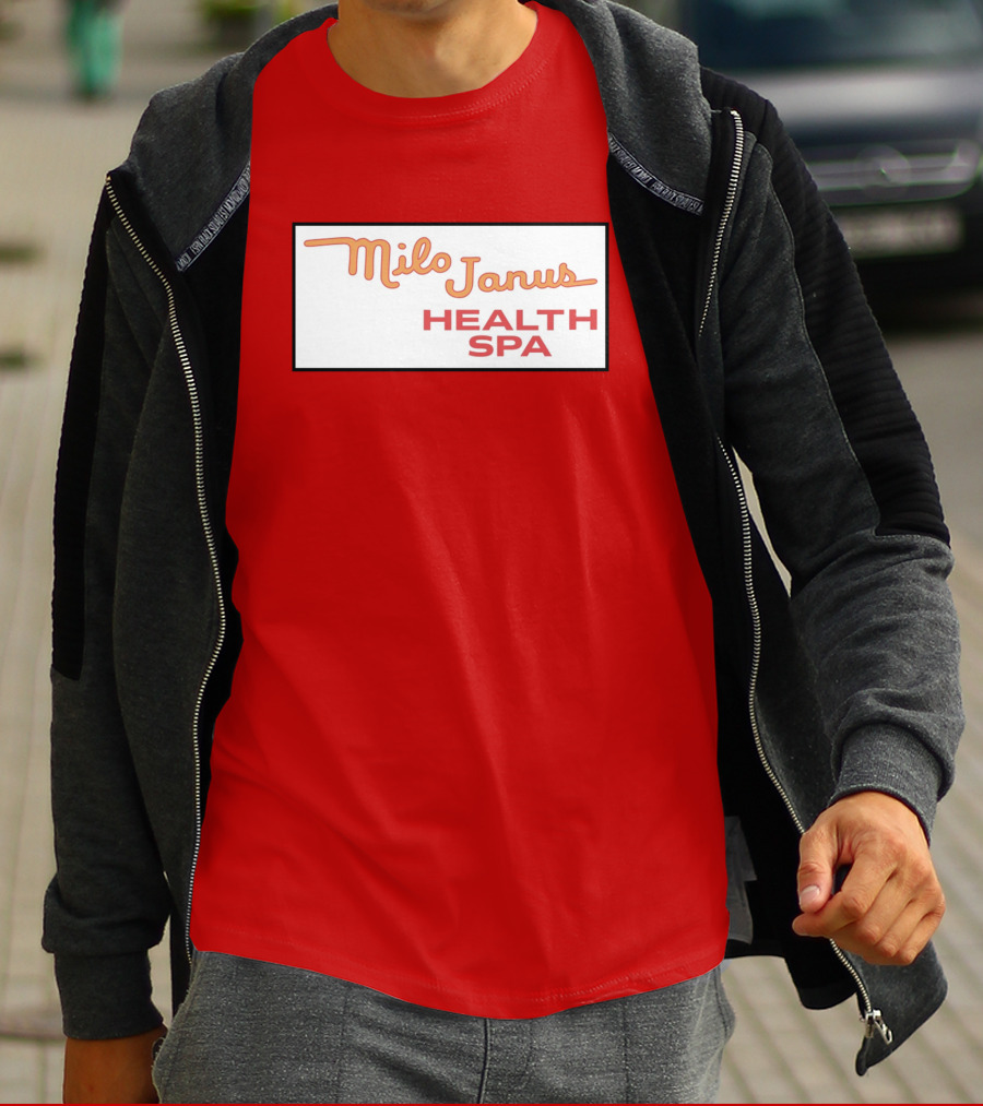 Milo Janus Health Spa Columbo Phile Classic TV Reference T-Shirt