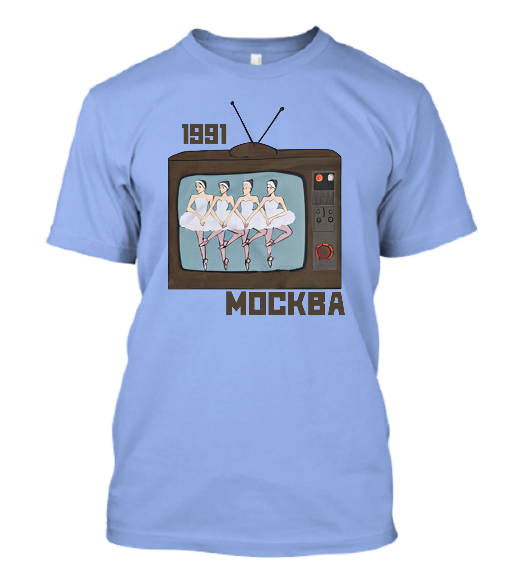 1991 Mockba Soviet TV Ballet Stratonaut Shop T-Shirt